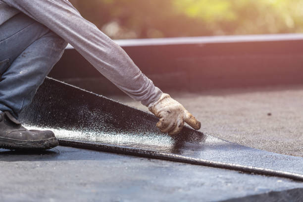 Professional Waterproofing technician working in Manitou Beach, MI